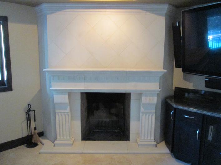 Proper Installing Cleaning & Sealing Carved Cantera Stone Fireplaces Fountains & oven hoods San Diego Ca area