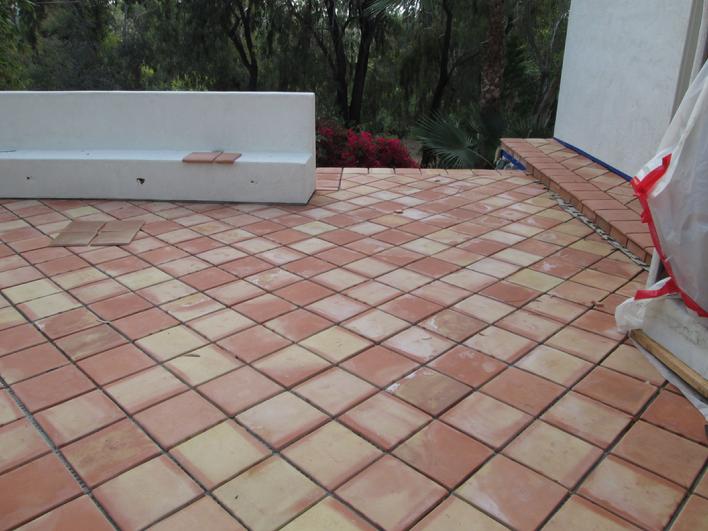 CLEANING SALTILLO TILES